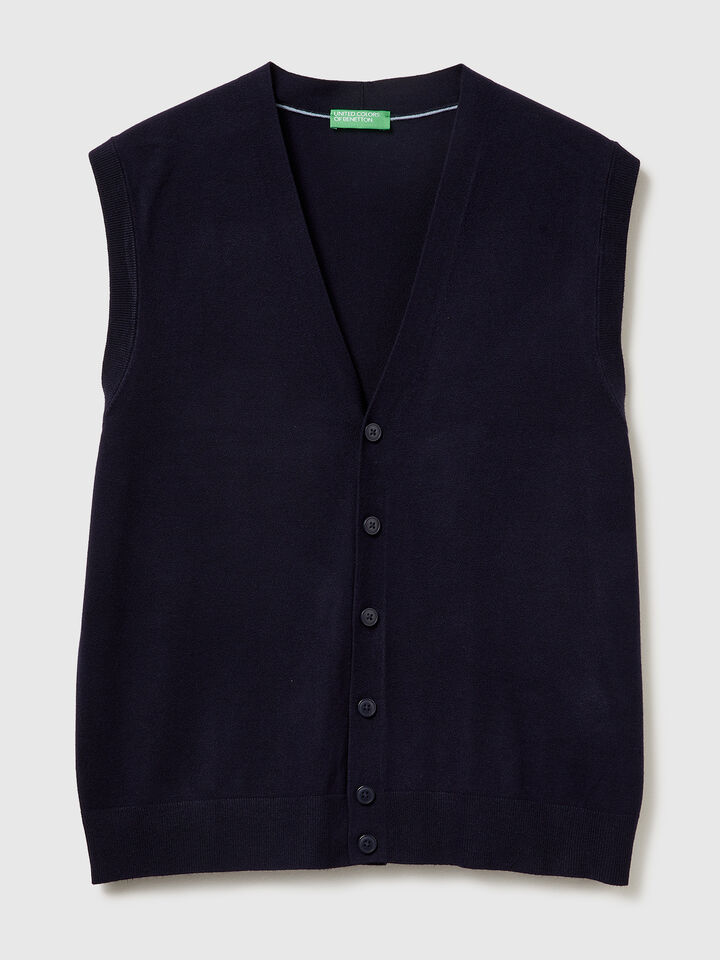 S/L V NECK SWEATER Men image number 5